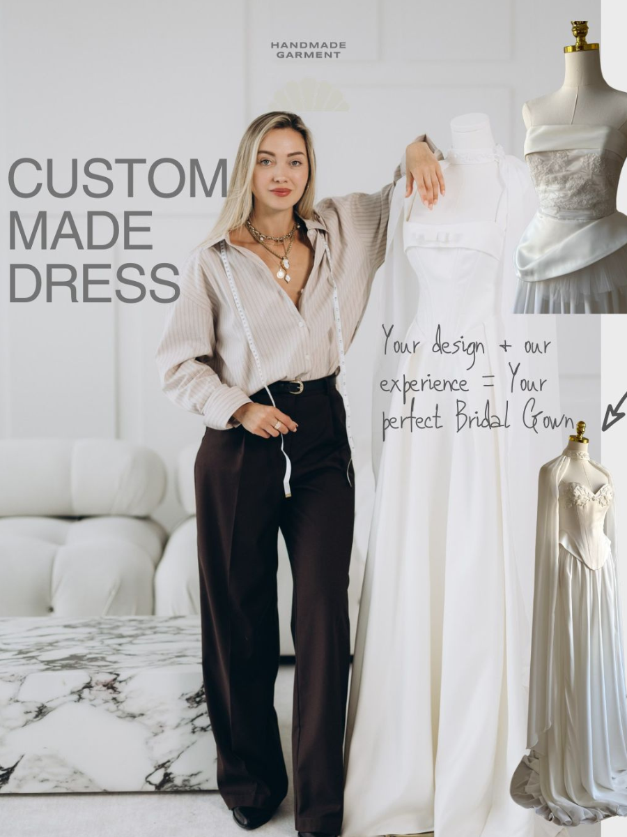 CUSTOM-MADE-GOWN | Custom Wedding Dress | Bespoke Wedding Dress