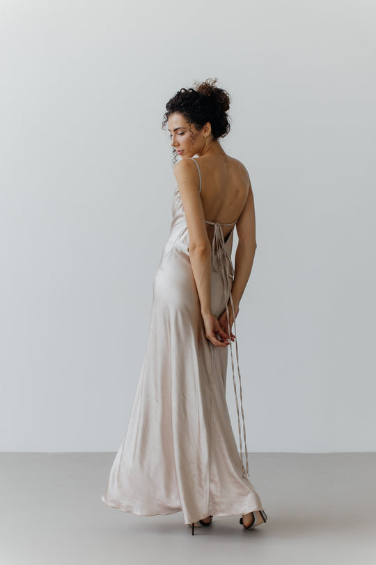 LUNA MAXI | Backless Silk Slip Bridesmaid Dress | Dresses | Handmade Garment LUNA MAXI | Backless Silk Slip Bridesmaid Dress | Dresses | Handmade Garment