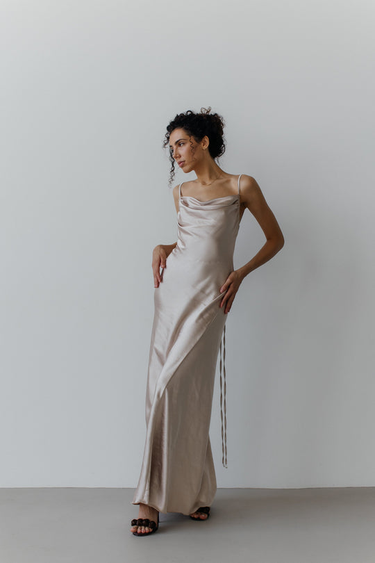 LUNA MAXI | Backless Silk Slip Bridesmaid Dress | Dresses | Handmade Garment LUNA MAXI | Backless Silk Slip Bridesmaid Dress | Dresses | Handmade Garment