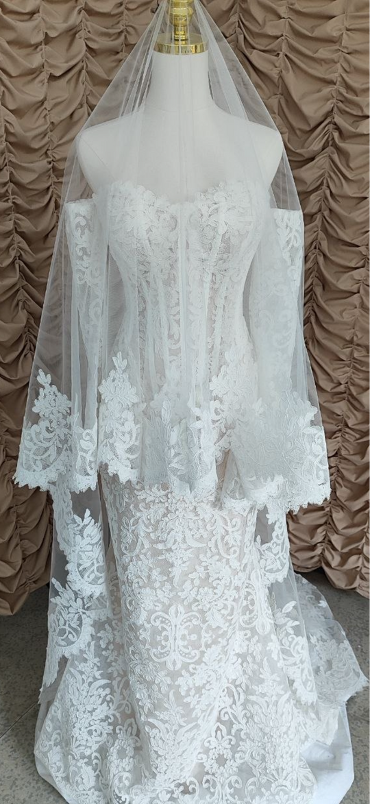 Mantilla Cathedral Lace Bridal Veil